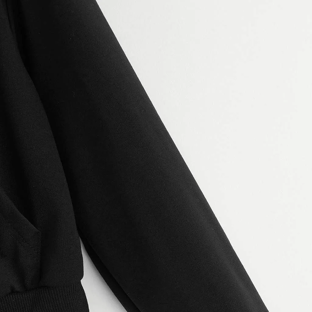 2025 Womens Cropped Zip Up Hoodie Long Sleeve Workout Hooded Sweatshirt Casual Drawstring Jackets Trendy Spring Coat