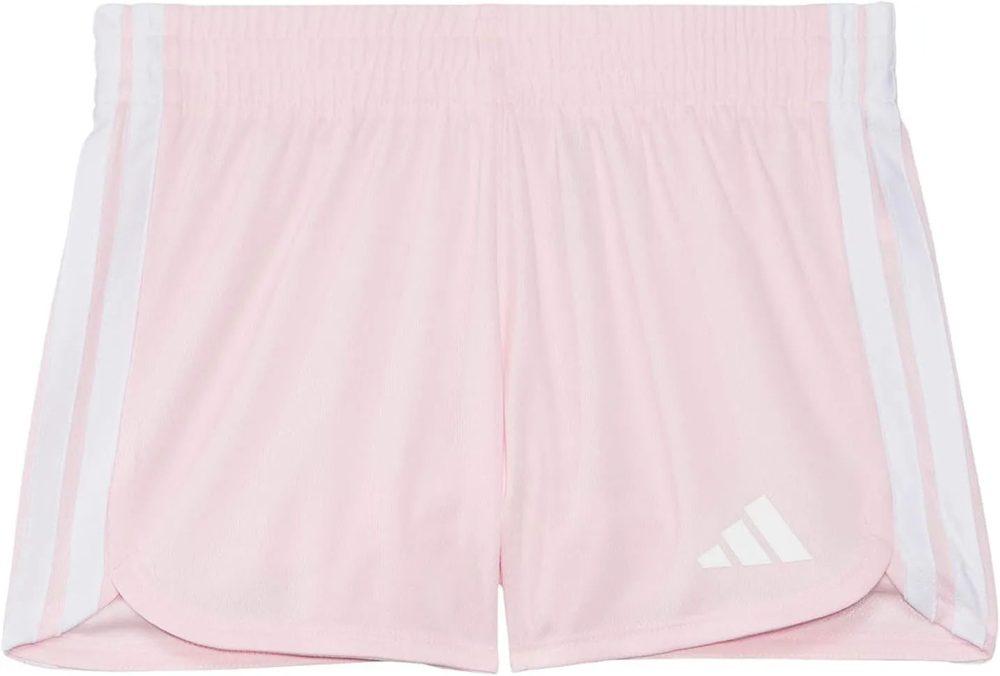 adidas Girls' 3-Stripes Mesh Shorts
