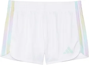 adidas Girls' 3-Stripes Mesh Shorts