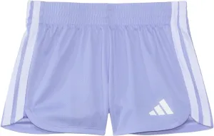 adidas Girls' 3-Stripes Mesh Shorts