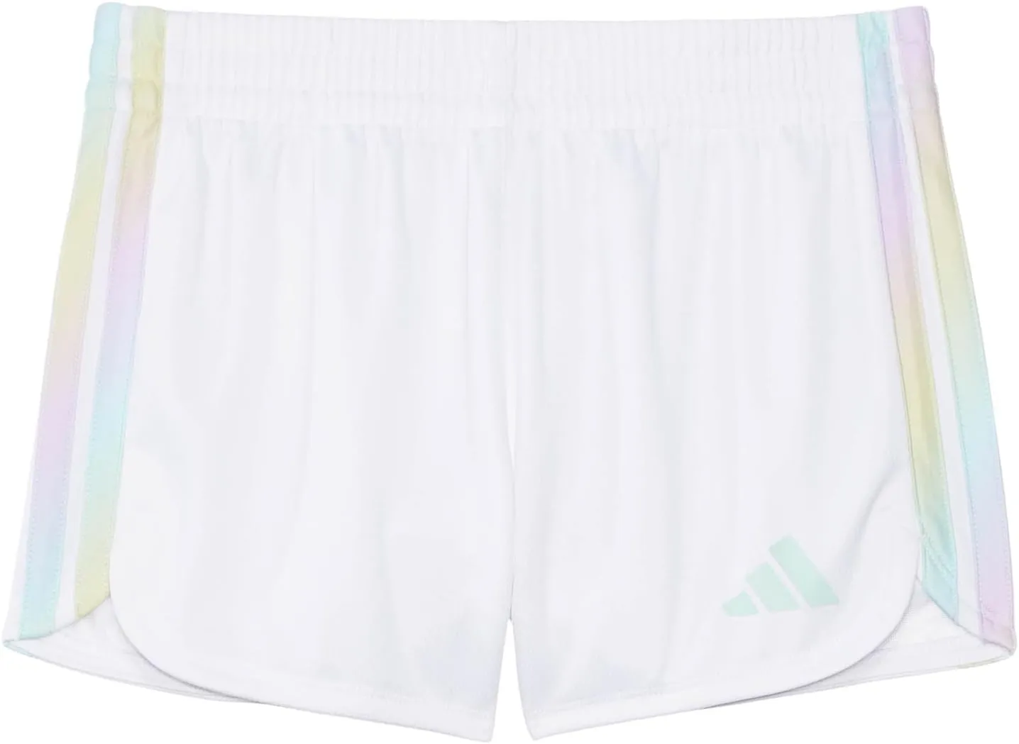 adidas Girls' 3-Stripes Mesh Shorts