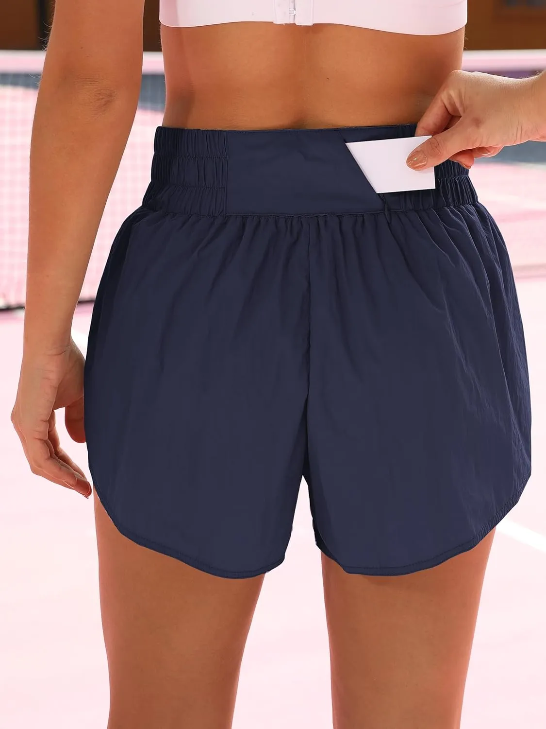 ANRABESS Womens Running Shorts Quick Dry High Waisted Summer Athletic Workout Tennis Shorts Gym Sporty Lightweight Shorts