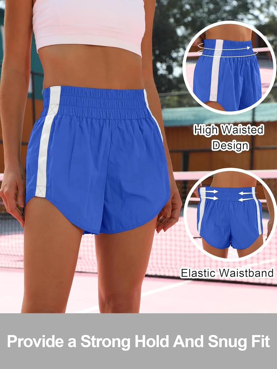 ANRABESS Womens Running Shorts Quick Dry High Waisted Summer Athletic Workout Tennis Shorts Gym Sporty Lightweight Shorts