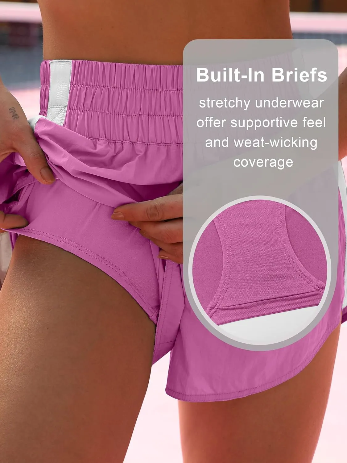 ANRABESS Womens Running Shorts Quick Dry High Waisted Summer Athletic Workout Tennis Shorts Gym Sporty Lightweight Shorts