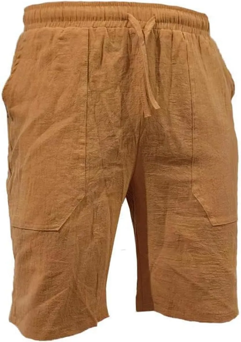 Athletic Shorts for Men Sports Shorts Beach Shorts Casual Cotton Linen Shorts 5 Inch Inseam Shorts Men Mens Stretch