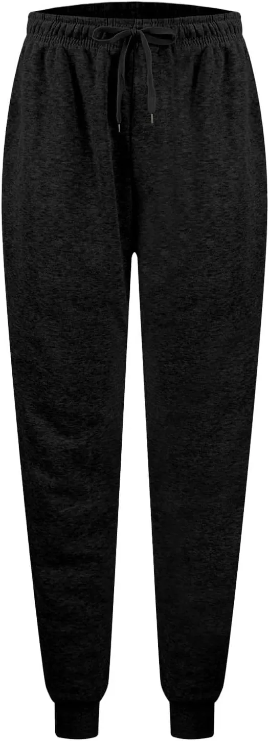 Baggy Sweatpants for Women Fleece Drawstring High Waisted Athletic Joggers Fall Comfy Lounge Pants with Pockets