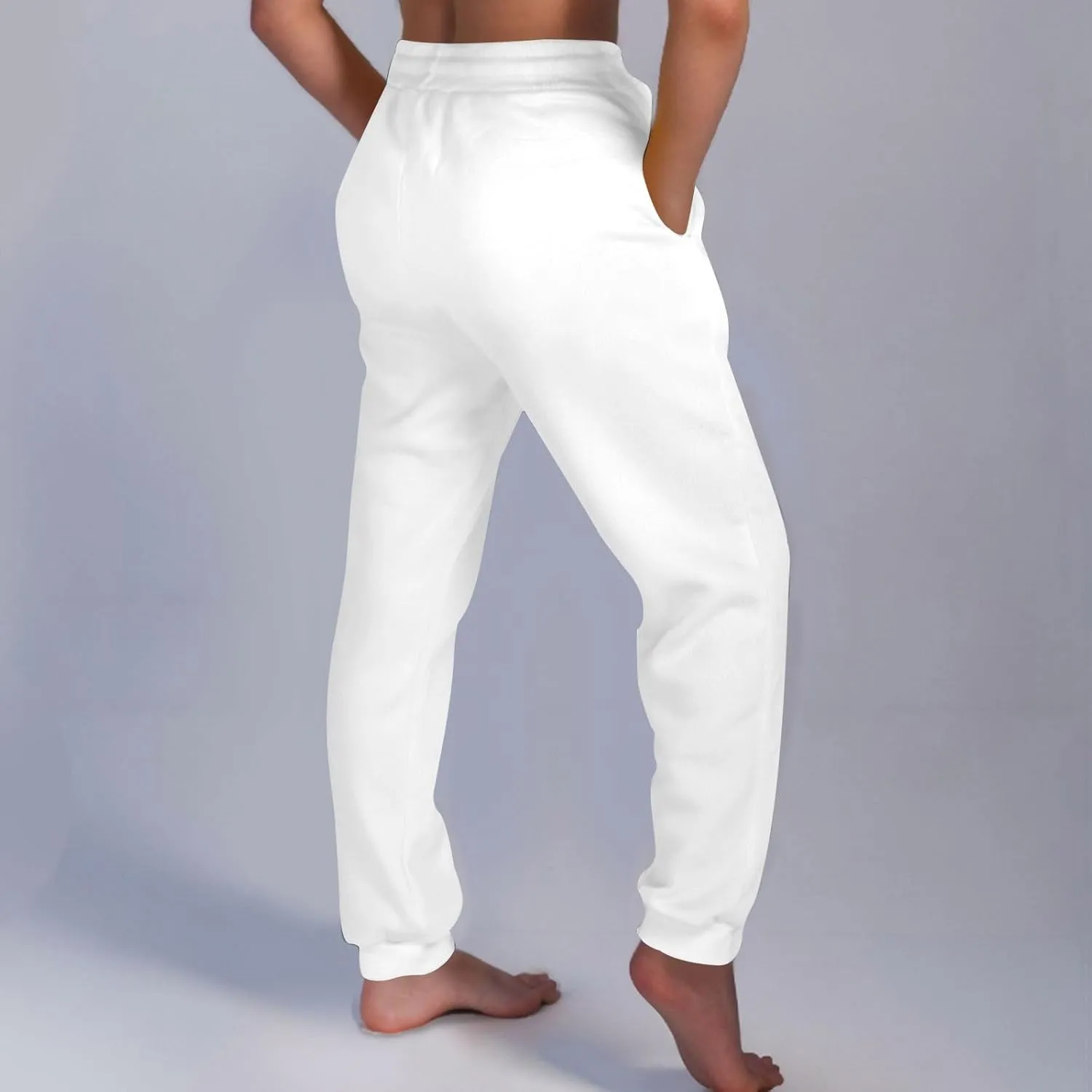 Baggy Sweatpants for Women Fleece Drawstring High Waisted Athletic Joggers Fall Comfy Lounge Pants with Pockets