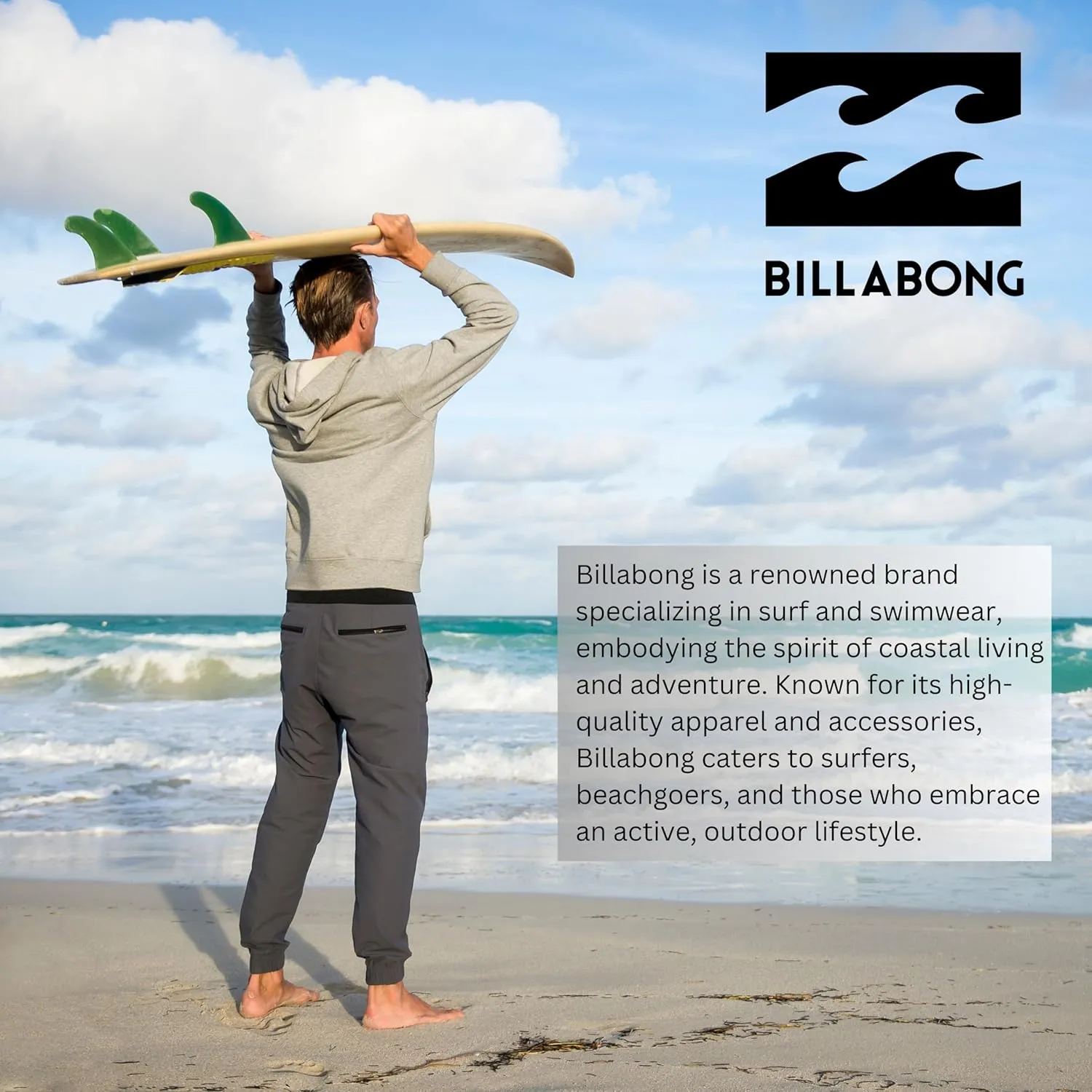Billabong Big and Tall Hoodies for Men - Fleece Pullover Sweatshirt Graphic Hoodie