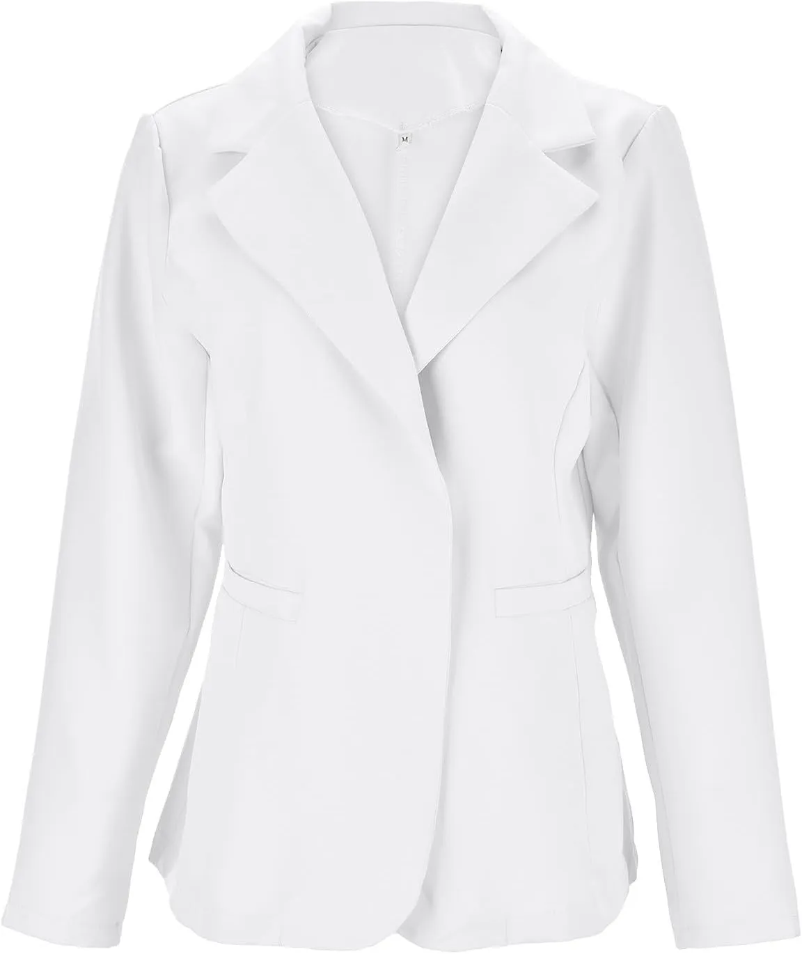 Blazer for Women Lapel 3/4 Sleeve Pocket Elegant Temperament Casual Business Comfortable Simple Stylish Suit Jackets