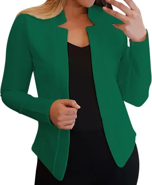 Blazer Jackets for Women,Elegant Floral Jacquard Peplum Office Suit Jacket with Double Blazer Dress for Women