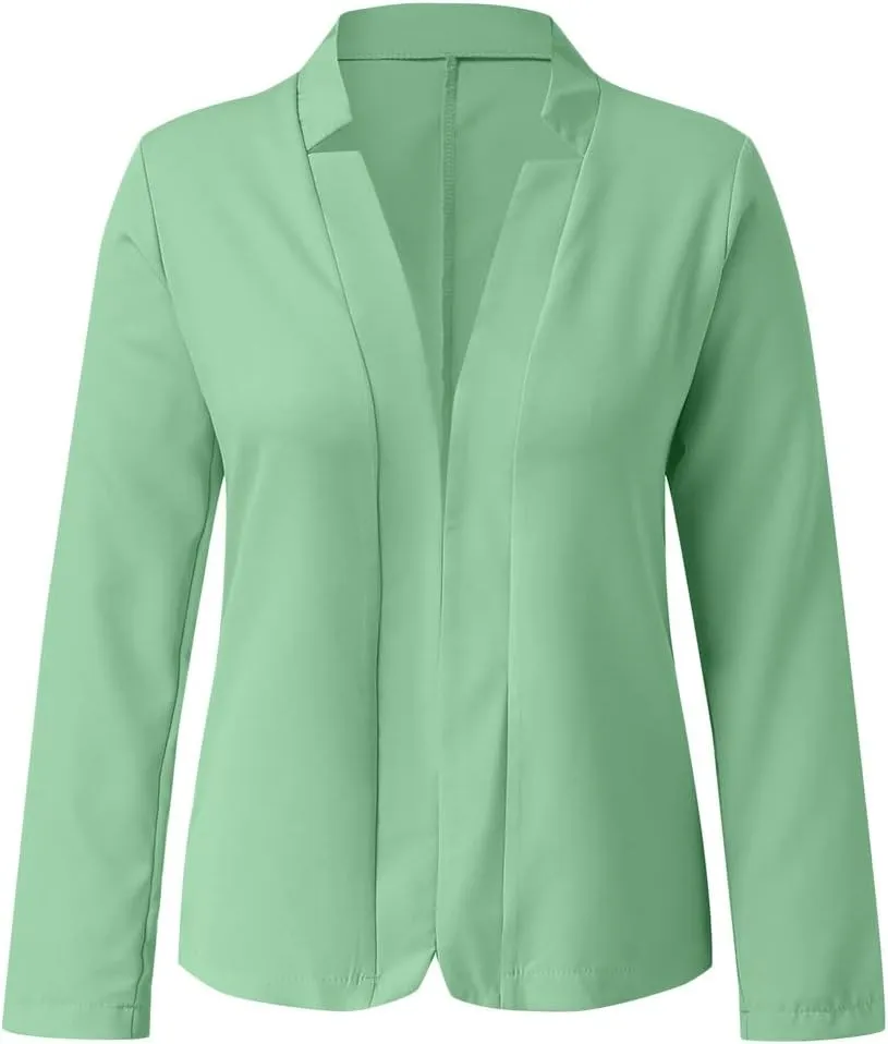 Blazer Jackets for Women,Elegant Floral Jacquard Peplum Office Suit Jacket with Double Blazer Dress for Women