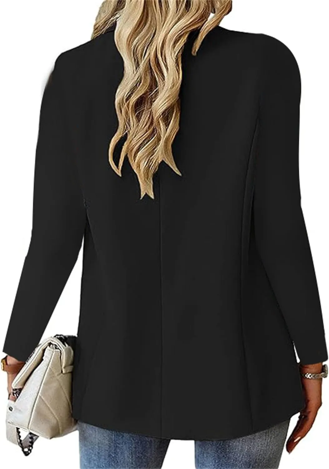 Blazers for Women 2025 Trendy Button Down Long Sleeve Jackets Casual Open Front Blazer Business Work Office Blazers