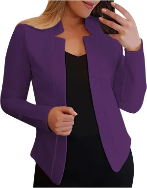 Blazers for Women Business Casual Long Sleeve Button Down Lapel Blazer Dress Work Outfit Suit Jackets Summer Cardigan