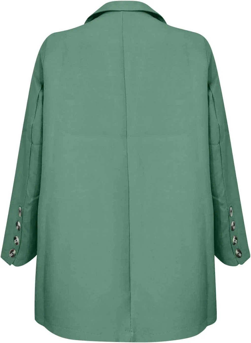Blazers for Women Fashion Casual Outerwear Long Sleeve Button Down Jackets Lapel Work Suit Jacket with Pockets