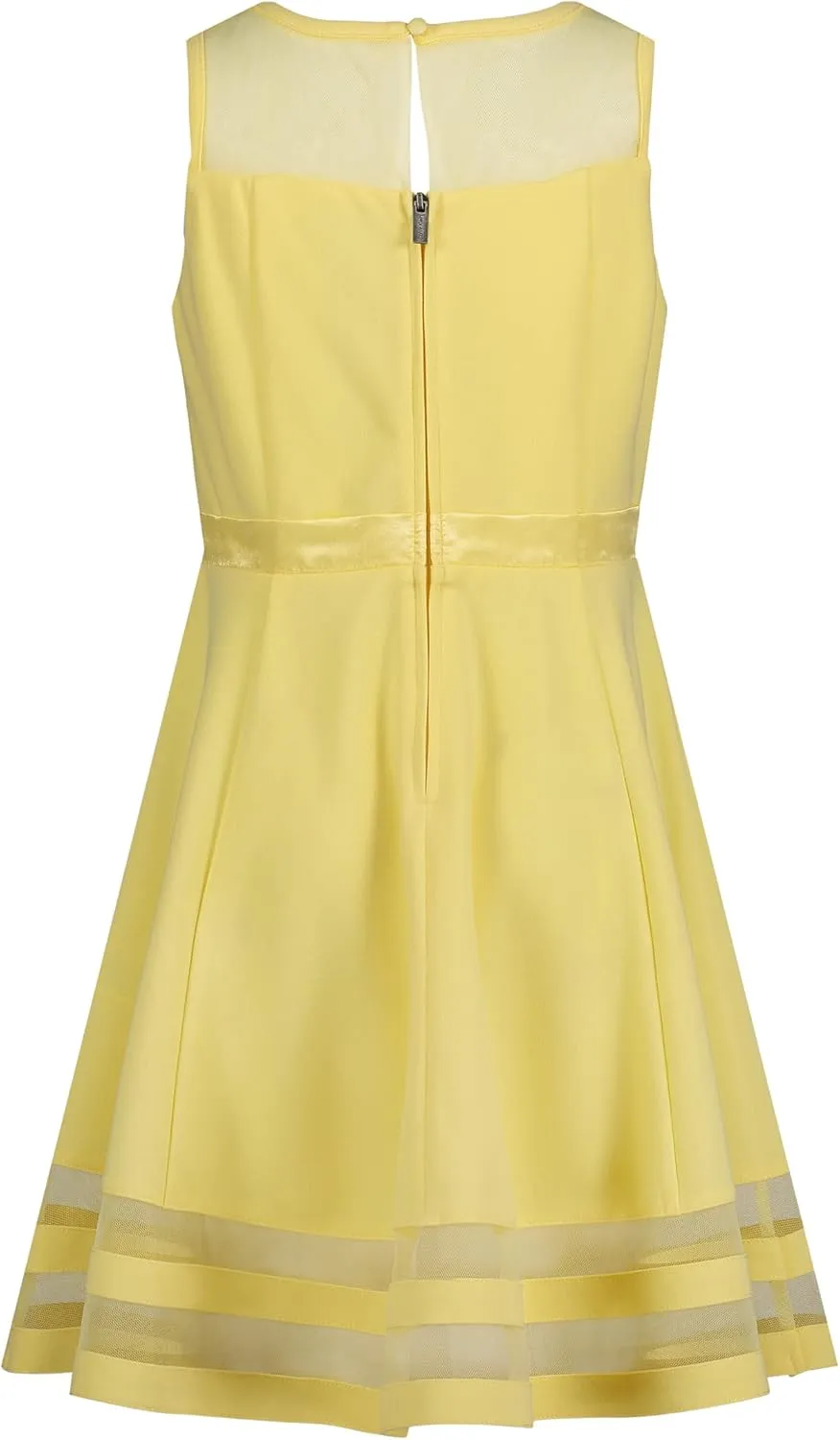 Calvin Klein Girls' Legacy Party Dress, Fit and Flare Silhouette