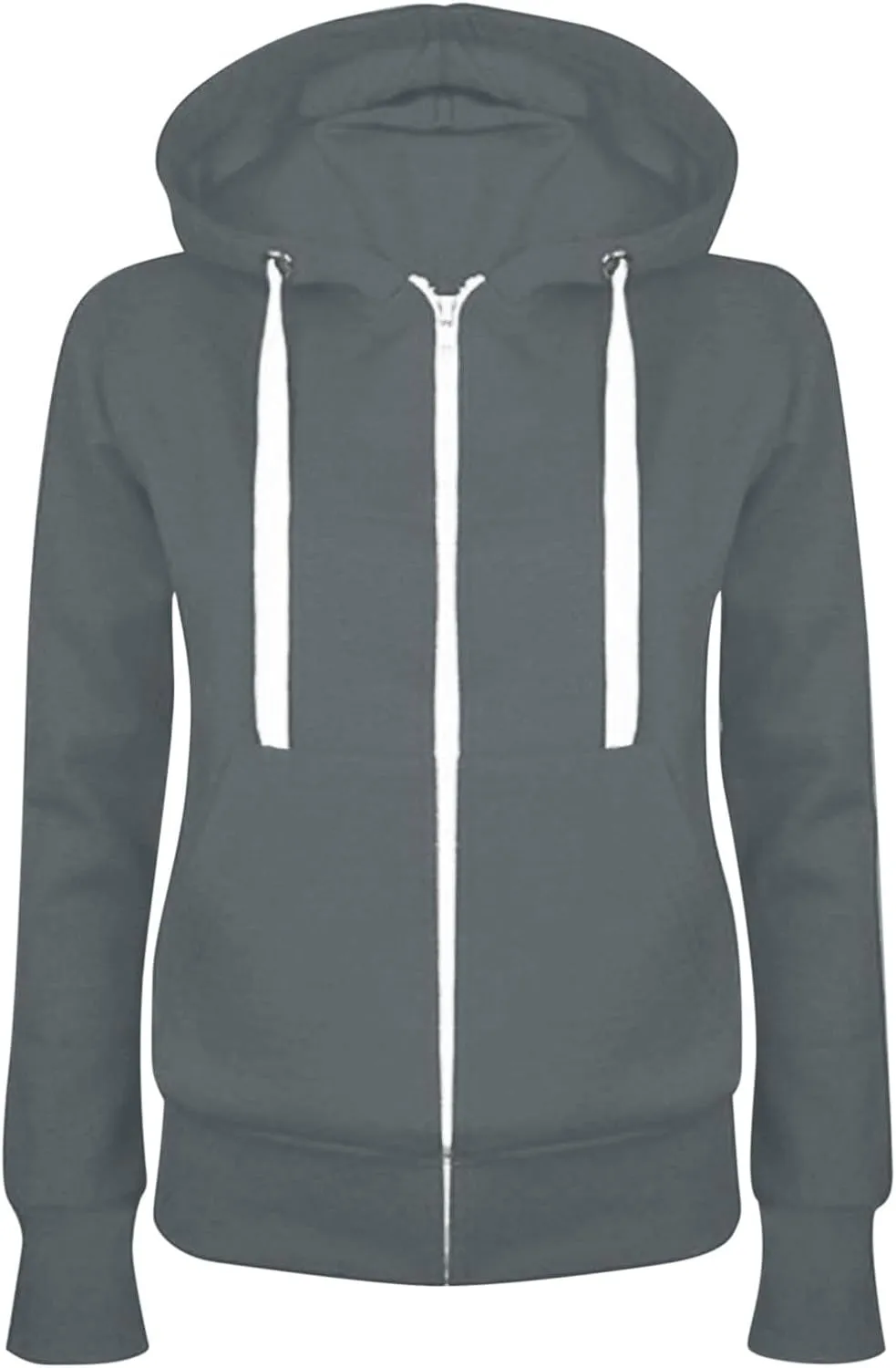 Ceboyel Women Zip Up Hoodies 2023 Drawstring Hooded Sweatshirts Long Sleeve Thin Jackets Lightweight trendy 2025 Fall Clothes