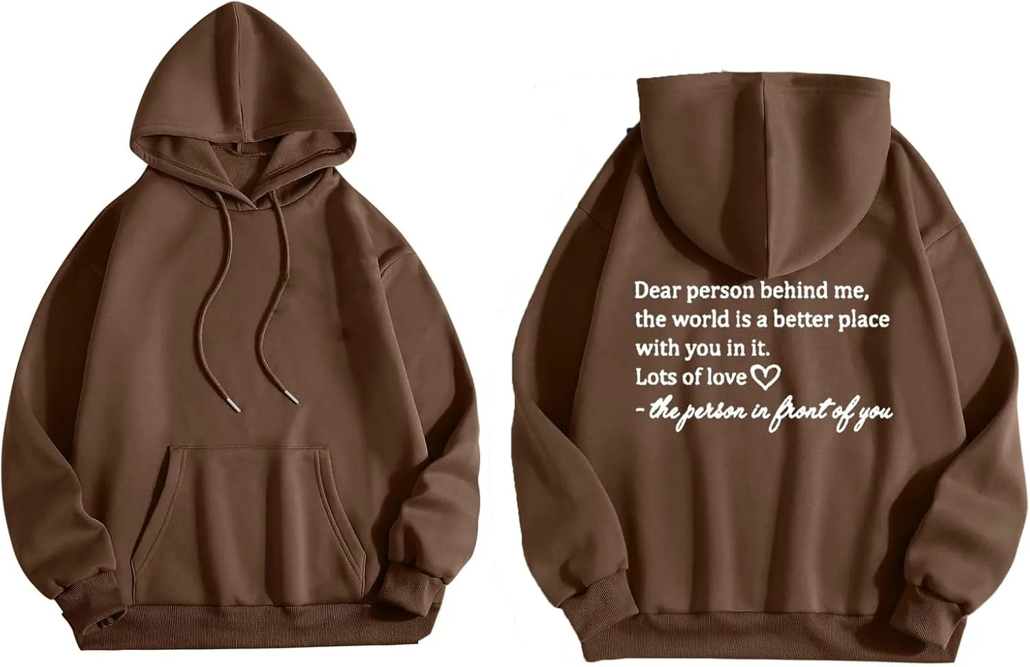 Ceboyel Womens Trendy Hoodies With Sayings Long Sleeve Sweatshirts Pullover Casual Tops Y2K Teen Girls Clothing