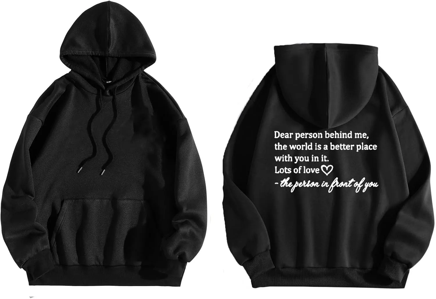 Ceboyel Womens Trendy Hoodies With Sayings Long Sleeve Sweatshirts Pullover Casual Tops Y2K Teen Girls Clothing