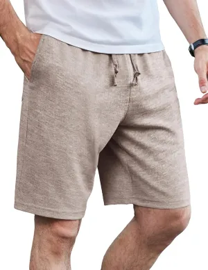 COOFANDY Mens Casual Shorts Stretch Drawstring Summer Beach Shorts Chino Golf Shorts with Pockets