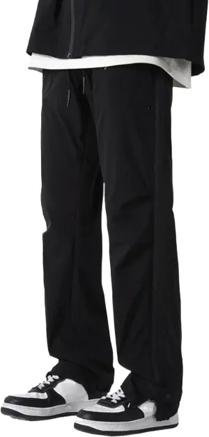 DGHM-JLMY Men's Sweatpants Baggy Track Pants Straight Leg Outdoor Hiking Cargo Pants Drawstring Casual Comfort Trousers