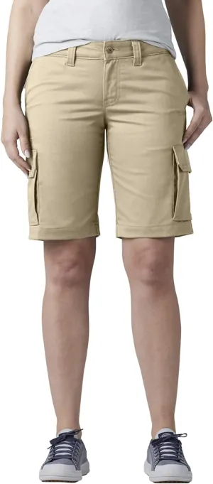 Dickies Women's 11" Relaxed Stretch Cargo Shorts