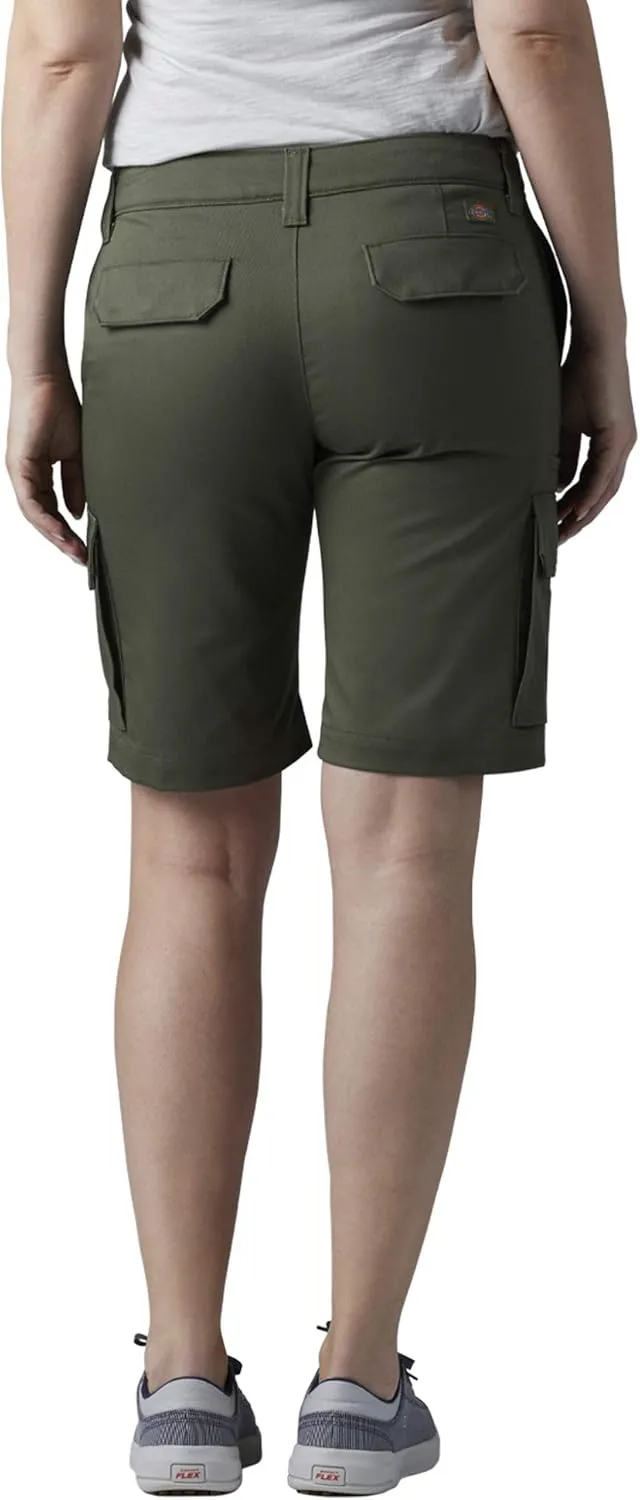 Dickies Women's 11" Relaxed Stretch Cargo Shorts