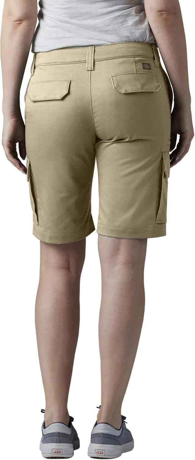 Dickies Women's 11" Relaxed Stretch Cargo Shorts