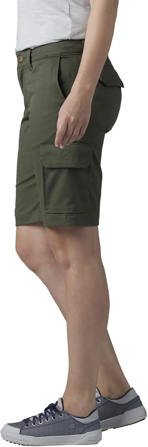 Dickies Women's 11" Relaxed Stretch Cargo Shorts