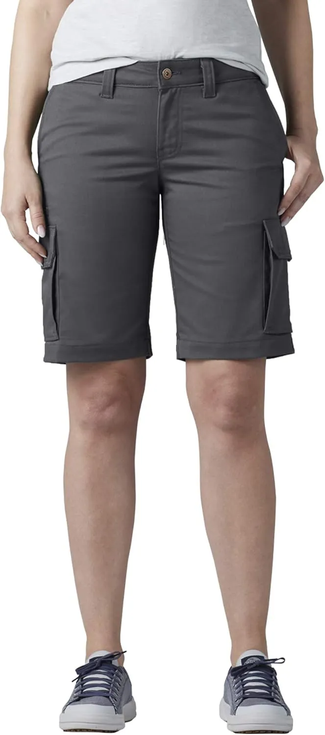 Dickies Women's 11" Relaxed Stretch Cargo Shorts