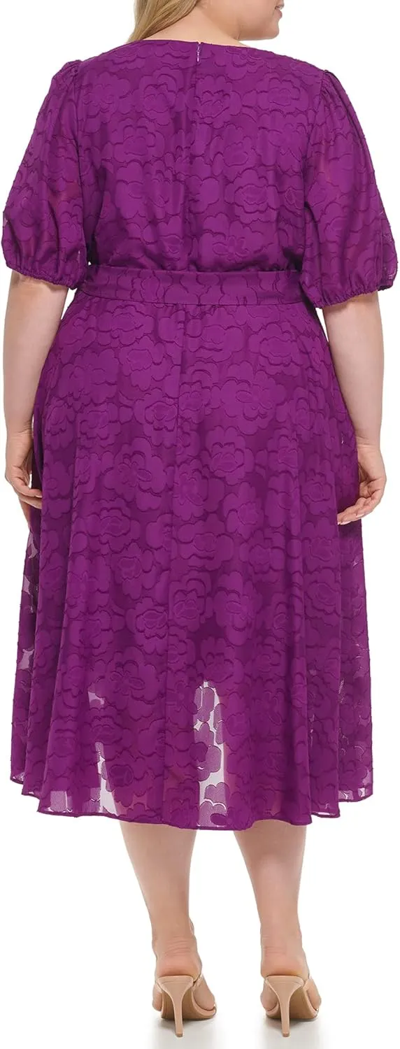 DKNY womens Soft Everyday Fit and Flare Dress
