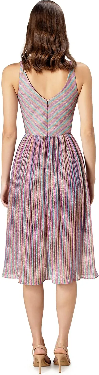 Dress the Population Women's Haley Fit and Flare Midi Dress
