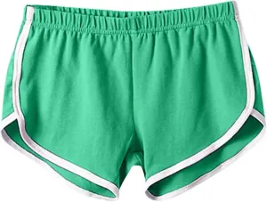 FlekmanArt Women's Running Shorts Elastic High Waisted Shorts Pocket Sporty Workout Skirt Quick Dry Athletic Skirt Pants