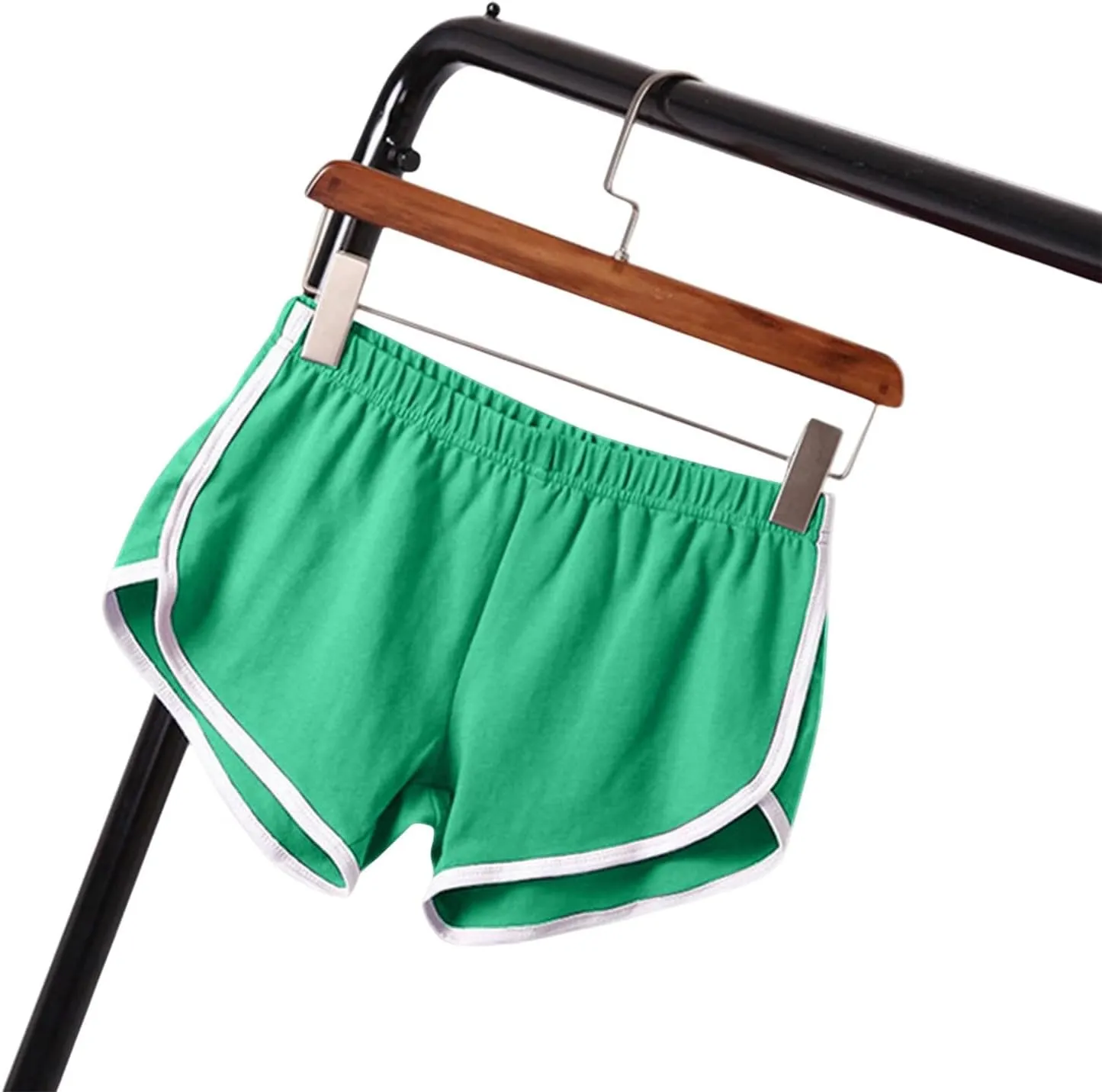 FlekmanArt Women's Running Shorts Elastic High Waisted Shorts Pocket Sporty Workout Skirt Quick Dry Athletic Skirt Pants