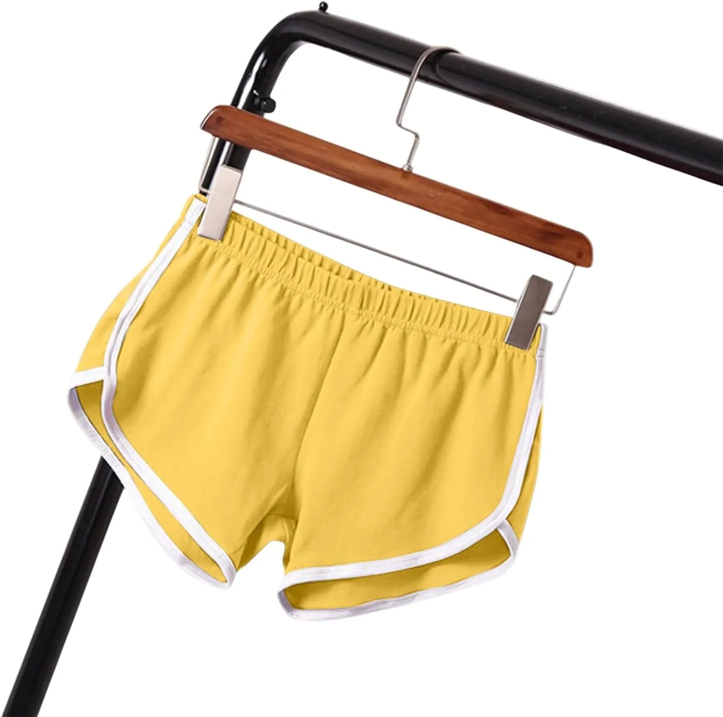 FlekmanArt Women's Running Shorts Elastic High Waisted Shorts Pocket Sporty Workout Skirt Quick Dry Athletic Skirt Pants