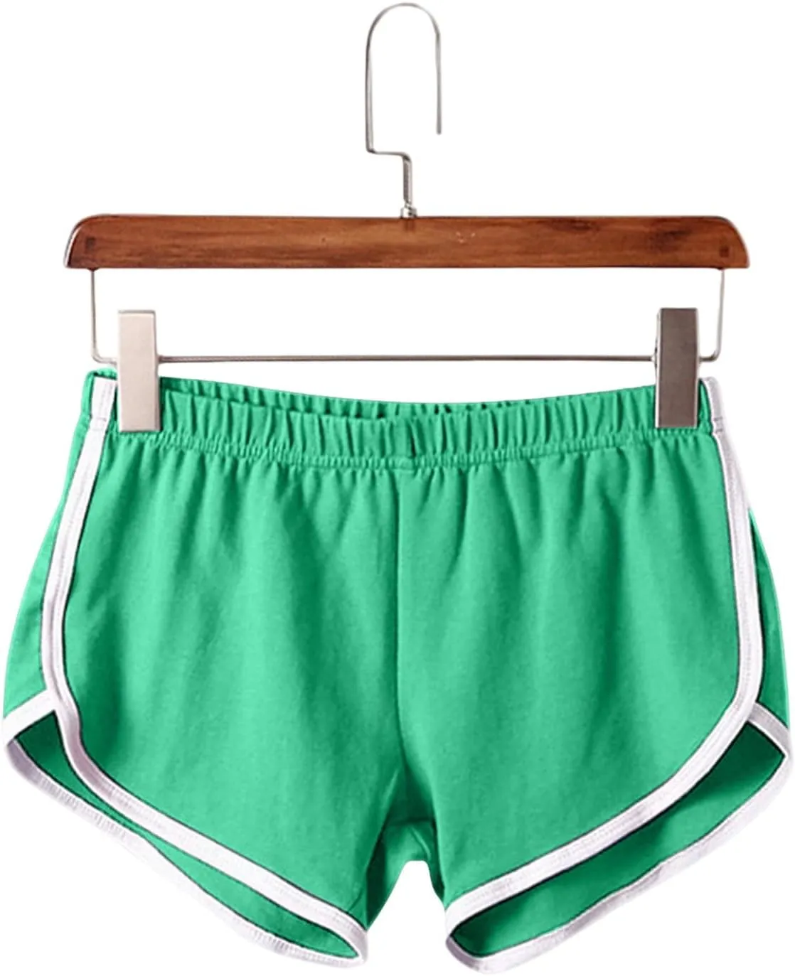FlekmanArt Women's Running Shorts Elastic High Waisted Shorts Pocket Sporty Workout Skirt Quick Dry Athletic Skirt Pants