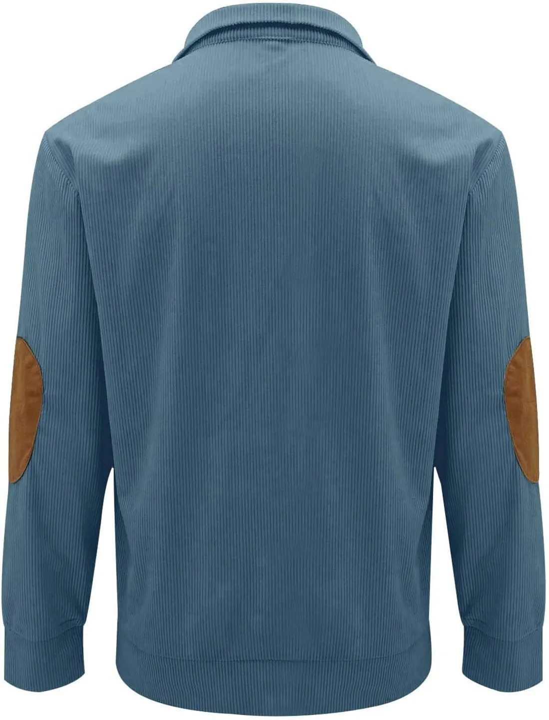 GOFULY Men'S Fashion Hoodies & Sweatshirts Corduroy Henley Pullover Lapel Collar Butto Down Sweaters Stand Collar Shirts