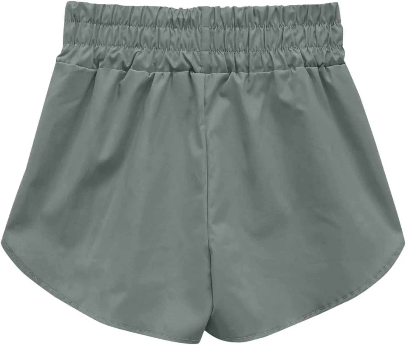 High Waisted Dolphin Athletic Running Shorts for Women Side Split Sporty Quick Dry Athletic Shorts with Pockets