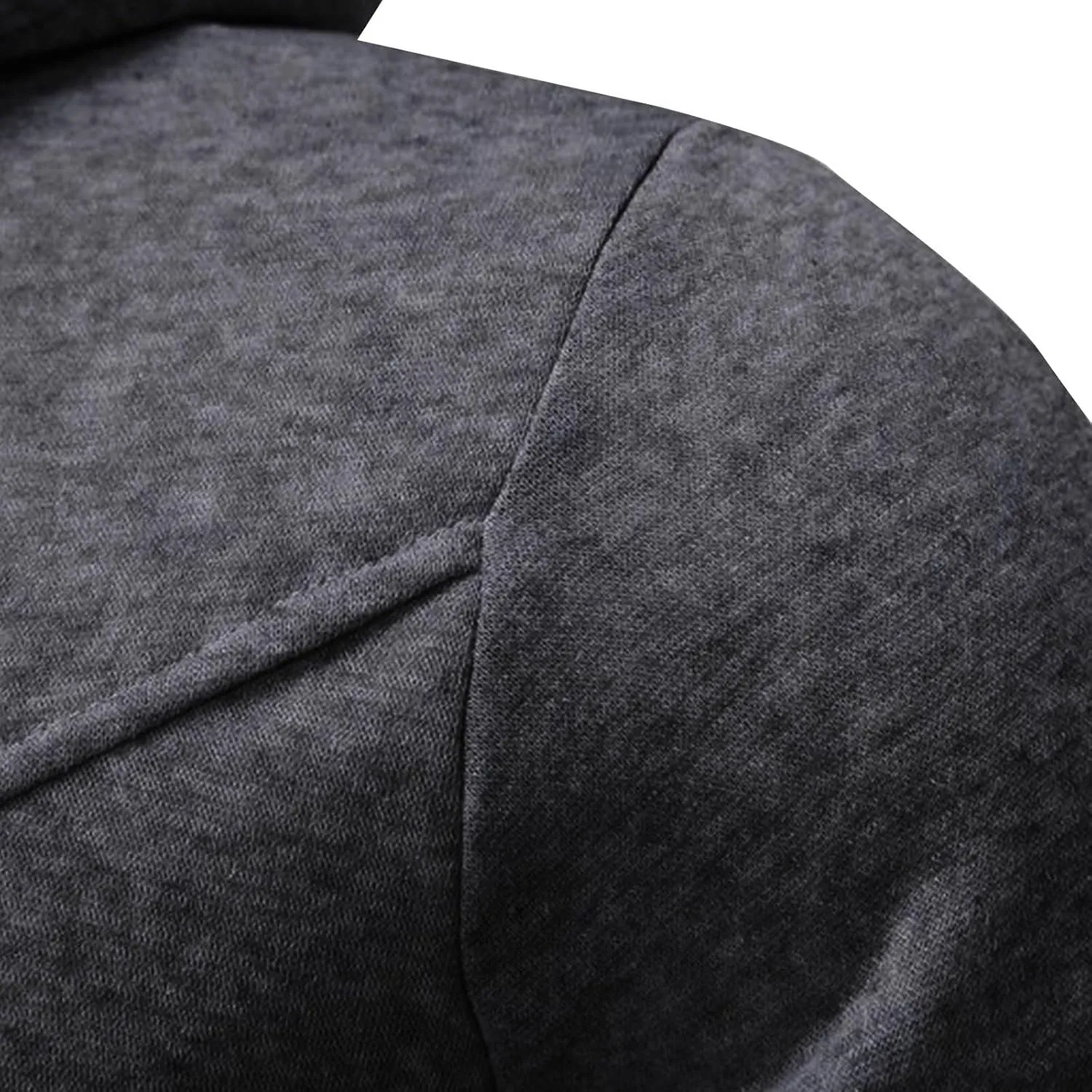 Hoodies For Men Casual Long Sleeve Zip Jacket Trendy Solid Color Coat Lightweight Drawstring Sport Outwear With Pocket
