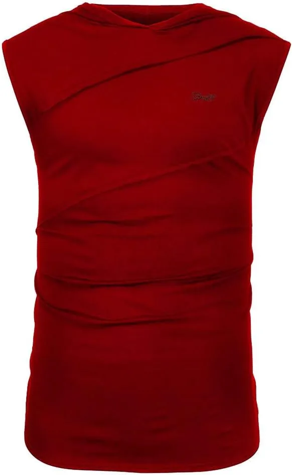 Hoodies for Men Men's Workout Hooded Tank Tops Bodybuilding Muscle Cut Off T Shirt Sleeveless Gym Hoodies T-Shirts Top