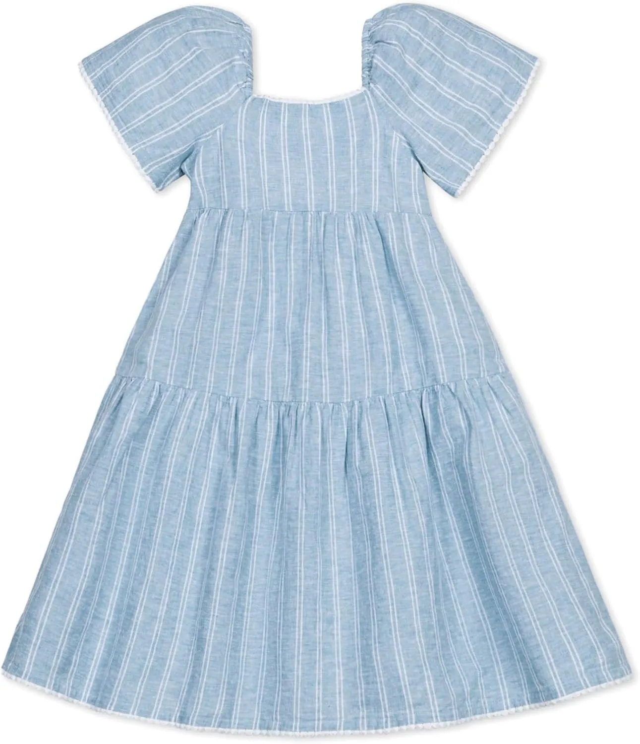 Hope & Henry Girls' Sleeveless Fit and Flare Summer Dress