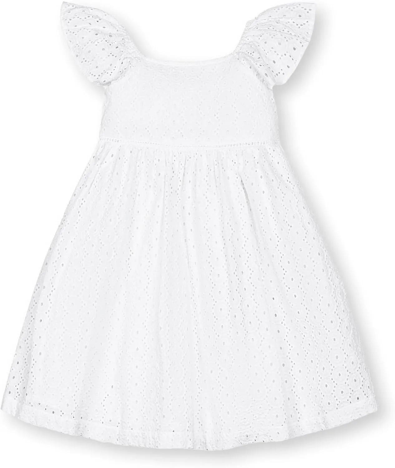 Hope & Henry Girls' Sleeveless Fit and Flare Summer Dress