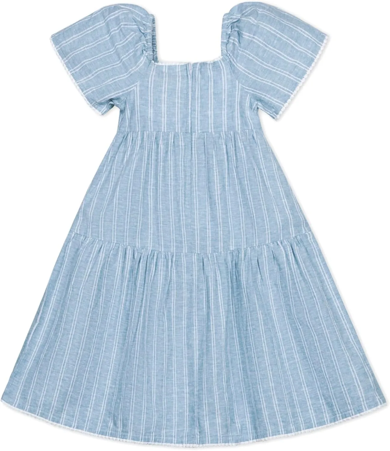 Hope & Henry Girls' Sleeveless Fit and Flare Summer Dress