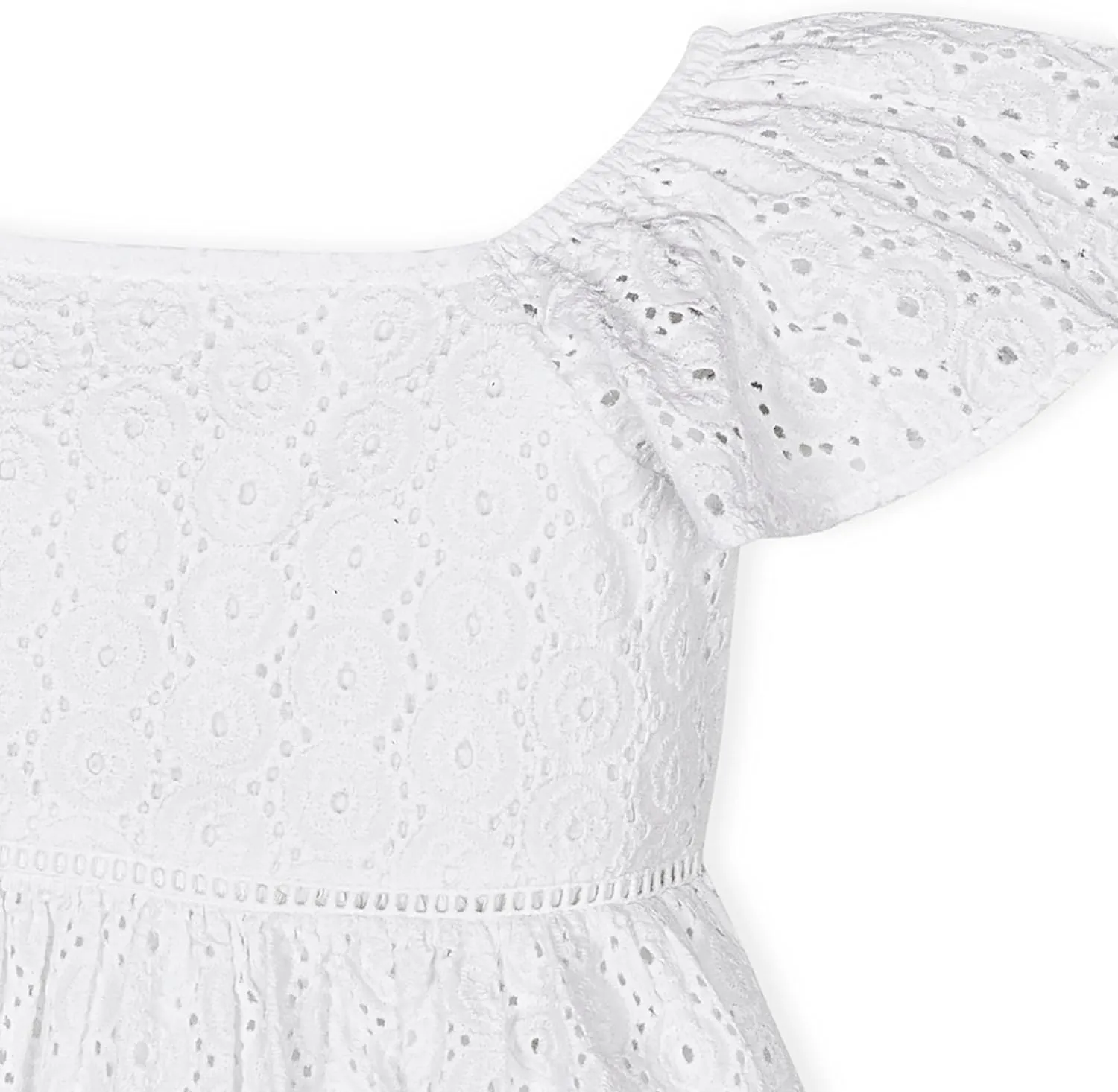 Hope & Henry Girls' Sleeveless Fit and Flare Summer Dress