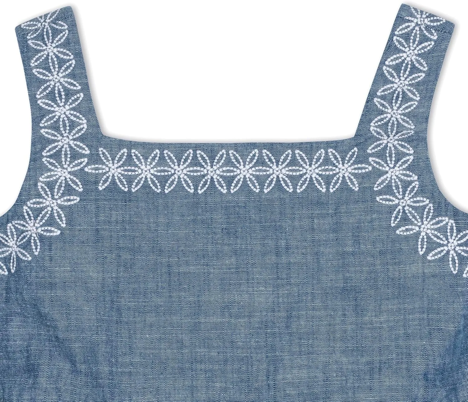 Hope & Henry Girls' Sleeveless Fit and Flare Summer Dress