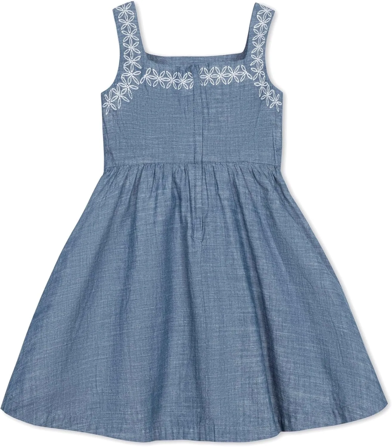 Hope & Henry Girls' Sleeveless Fit and Flare Summer Dress