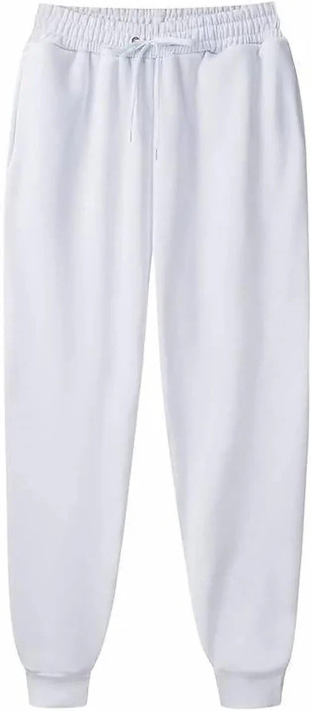 Jogger Sweatpants Women Baggy Drawstring High Waisted Fleece Joggers Winter Athletic Jogging Pants with Pockets