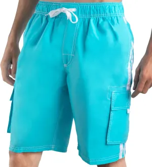Kanu Surf Men's Barracuda Swim Trunks, 9" Inseam (Regular & Extended Sizes)