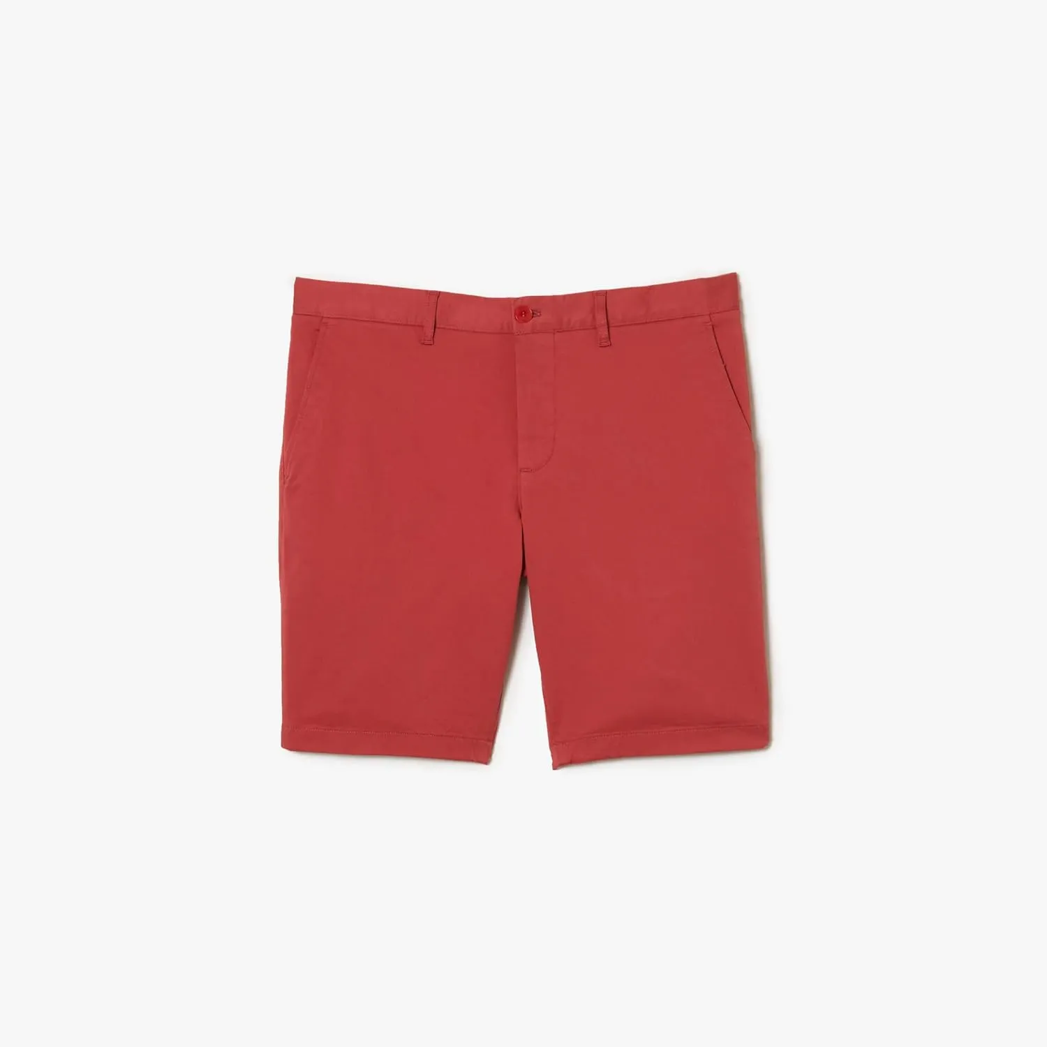 Lacoste Men's Slim Fit Solid Stretch Cotton Bermuda Shorts
