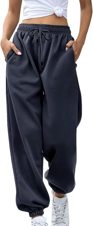 Lastesso Joggers for Women Cargo Sweatpants High Waisted Casual Baggy Long Joggers Pants Trendy Y2K Active Sweatpants