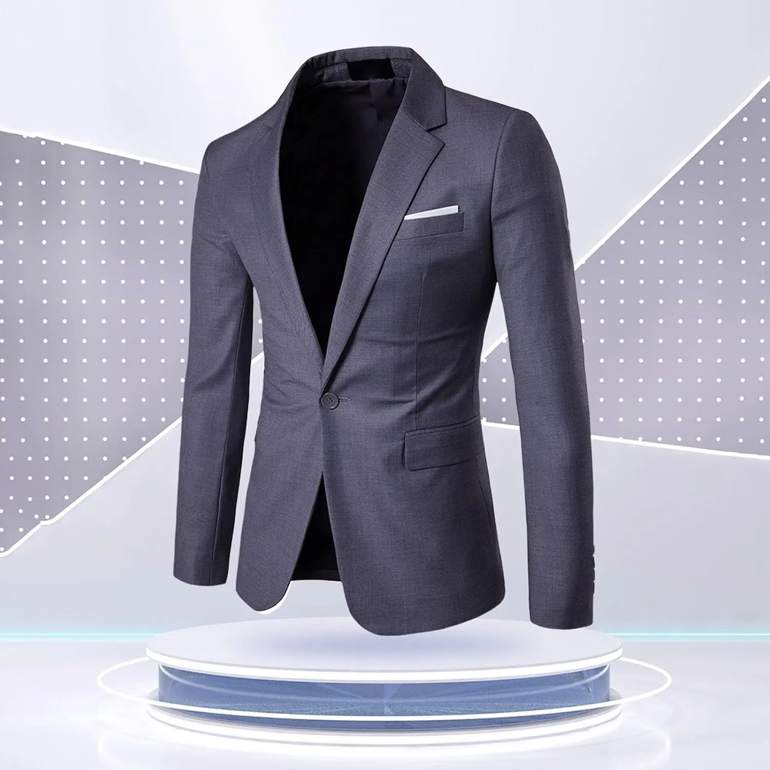 LCMTWX Blazer For Men One Button Slim Fit Sport Coat Business Daily Summer Jacket Men Summer Suits For Men Windbreaker